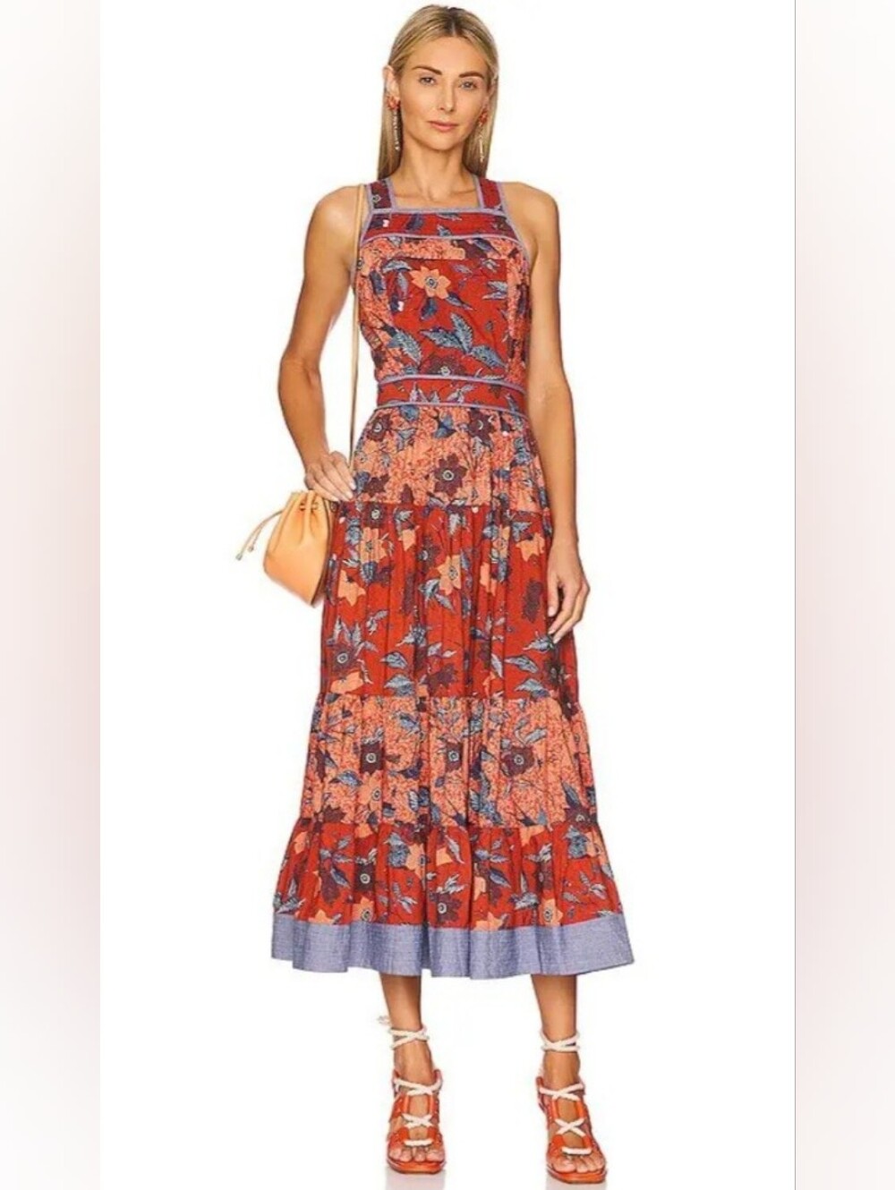 Ulla Johnson Brynn Dress In Red Size 2